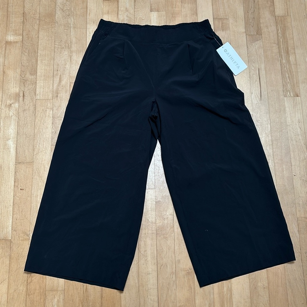 Athleta Brooklyn Wide Leg Crop Pants